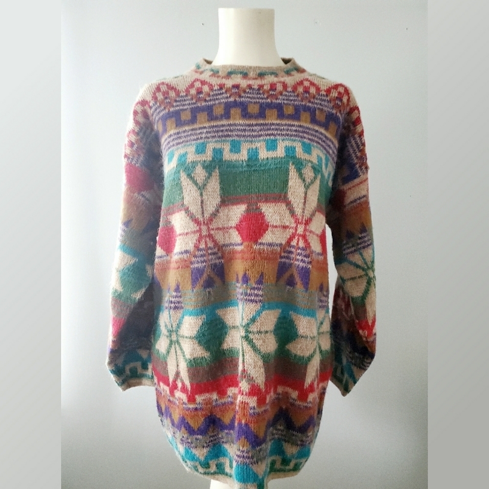 Needles and Yarn Vintage Snowflake Sweater